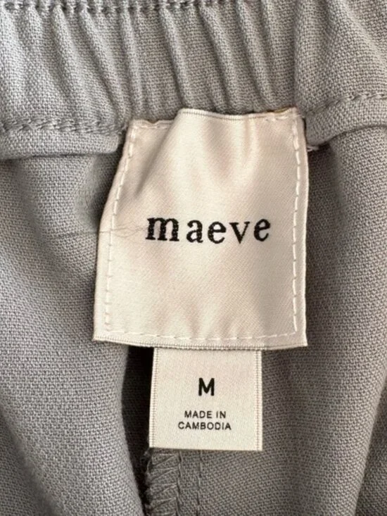 Anthropologie Maeve Tie-Waist Wide Leg Pants size medium - Picture 3 of 5